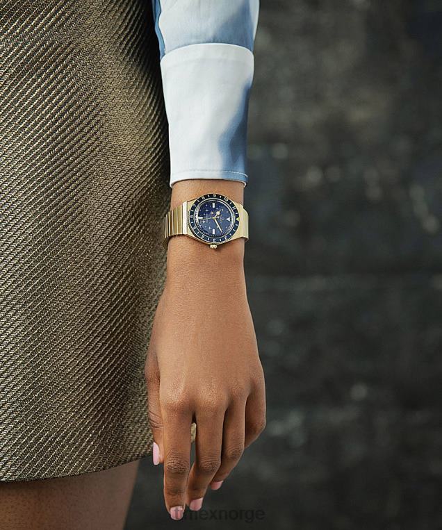klokker | Q Timex himmelsk 36 mm klokke med ekspansjonsbånd i rustfritt stål kvinner B84BR328 gull-tone/blå - Image 3