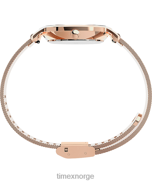 klokker | Timex 31 mm mesh-båndklokke i rustfritt stål kvinner B84BR362 rosa-gull-tone/rosa - Image 2