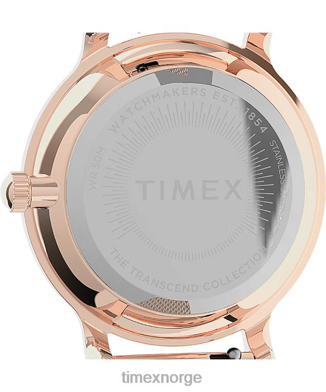 klokker | Timex 31 mm mesh-båndklokke i rustfritt stål kvinner B84BR362 rosa-gull-tone/rosa - Image 4