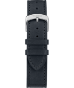 klokker | Timex american documents 41mm lærremsklokke menn B84BR281 rustfritt stål/blått/grå - Image 3
