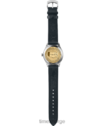 klokker | Timex american documents 41mm lærremsklokke menn B84BR281 rustfritt stål/blått/grå - Image 4