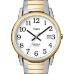 klokker | Timex easy reader 35 mm utvidelsesbåndklokke menn B84BR282 tofarget/hvitt
