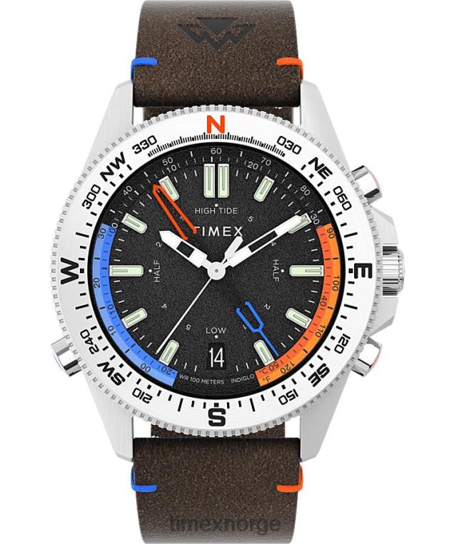 klokker_timex_ekspedisjon_nord_tidevann_temp_kompass_43_mm_miljovennlig_klokke_i_laerreim_menn_b84br203_rustfritt_stal_brun_svart.jpg klokker | Timex ekspedisjon nord tidevann-temp-kompass 43 mm miljøvennlig klokke i lærreim menn B84BR203 rustfritt stål/brun/svart - Image 1