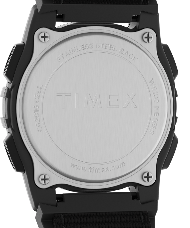 klokker | Timex ekspedisjonskat i mellomstørrelse 34 mm stoffremsklokke menn B84BR257 svart - Image 4