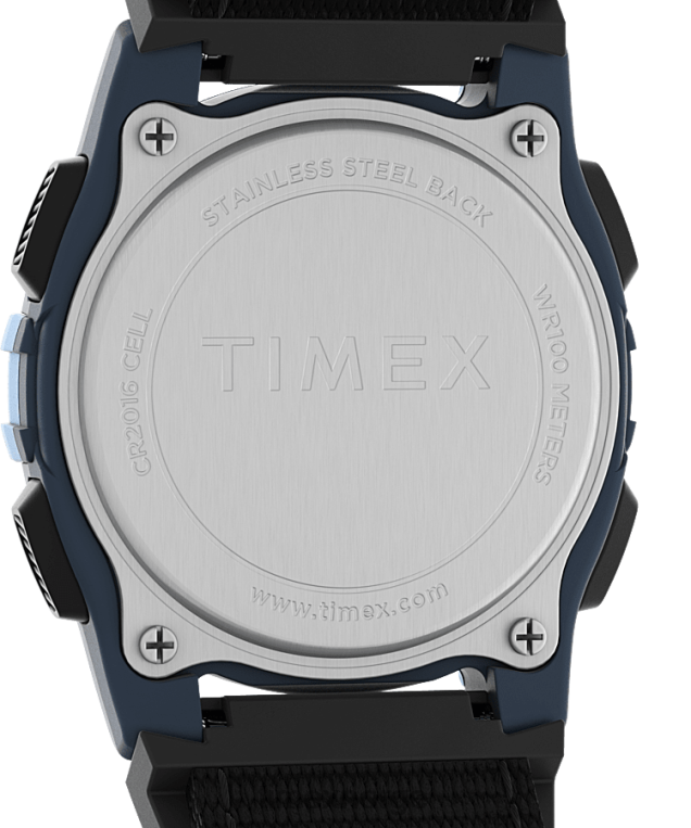 klokker | Timex ekspedisjonskat i mellomstørrelse 34 mm stoffremsklokke menn B84BR258 blå svart - Image 4