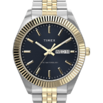 klokker | Timex eldre 41 mm armbåndsur i rustfritt stål menn B84BR161 to-tone/blå/gull-tone