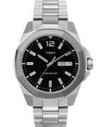klokker | Timex essex avenue 44mm armbåndsur i rustfritt stål menn B84BR165 sølv-tone/rustfritt-stål/svart