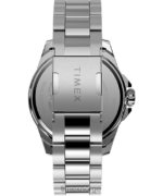 klokker | Timex essex avenue 44mm armbåndsur i rustfritt stål menn B84BR165 sølv-tone/rustfritt-stål/svart - Image 3