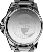 klokker | Timex essex avenue 44mm armbåndsur i rustfritt stål menn B84BR165 sølv-tone/rustfritt-stål/svart - Image 4