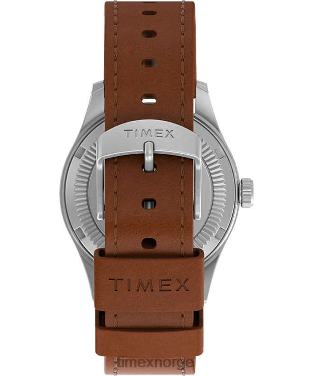 klokker | Timex expedition north field post solar 36mm miljøvennlig klokke med lærreim menn B84BR22 rustfritt stål/brun/svart - Image 3