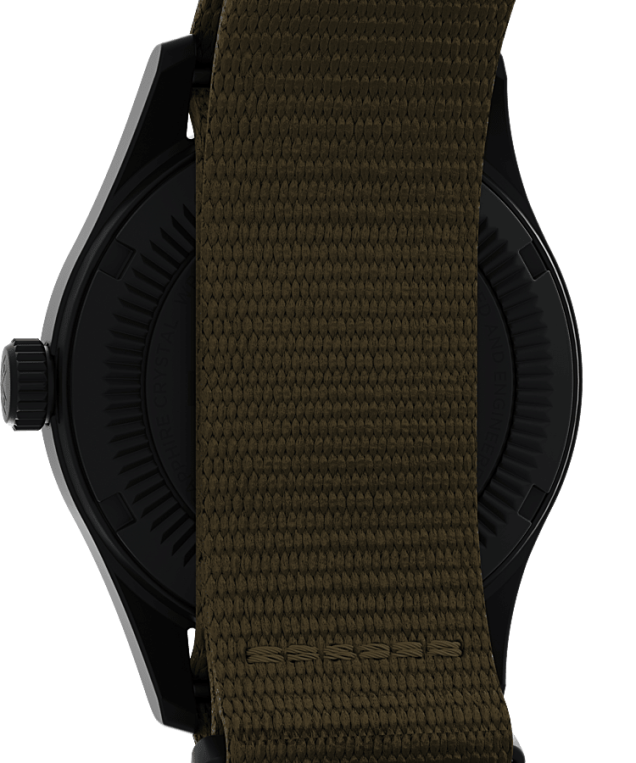 klokker | Timex expedition north field post solar 36mm resirkulert stoffremklokke menn B84BR23 ip-black/tan/svart - Image 4