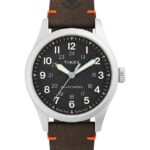 klokker | Timex expedition north field solar 36mm miljøvennlig klokke med lærreim menn B84BR177 rustfritt stål/brun/svart