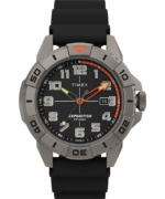 klokker | Timex expedition north ridge 41mm silikonremsklokke menn B84BR7 titan/svart