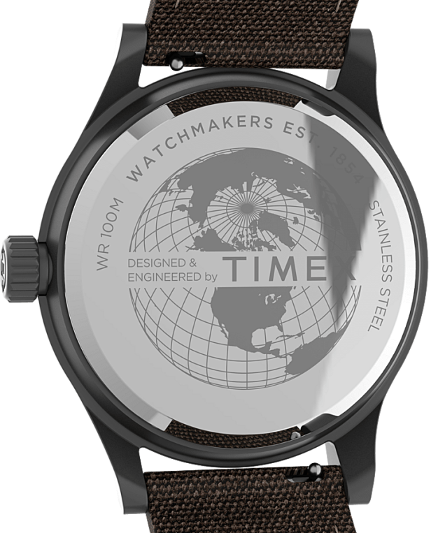 klokker | Timex expedition north sierra 40mm stoffremsklokke menn B84BR239 rustfritt stål/brun - Image 3
