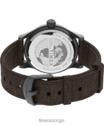 klokker | Timex expedition north sierra 40mm stoffremsklokke menn B84BR239 rustfritt stål/brun - Image 4