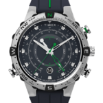 klokker | Timex expedition north tide-temp-compass 45mm silikonremsklokke menn B84BR36 rustfritt stål/blått