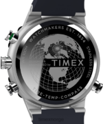 klokker | Timex expedition north tide-temp-compass 45mm silikonremsklokke menn B84BR36 rustfritt stål/blått - Image 4
