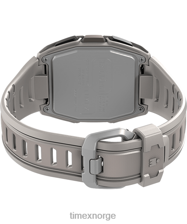 klokker | Timex ironman t300 klokke med silikonrem menn B84BR261 hvit svart - Image 5