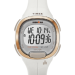 klokker | Timex ironman transit 33 mm klokke i mellomstørrelse harpiksreim kvinner B84BR407 hvit/rosa-gull-tone