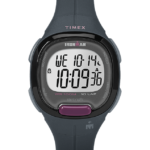 klokker | Timex ironman transit 33 mm klokke i mellomstørrelse harpiksreim kvinner B84BR412 grå/svart
