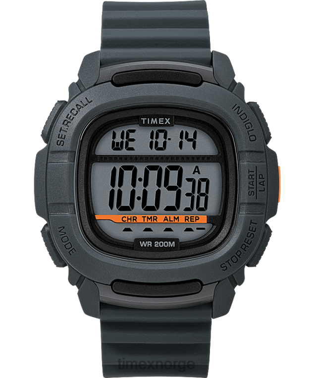klokker_timex_kommando_47mm_silikonremsklokke_menn_b84br288_gra.png klokker | Timex kommando 47mm silikonremsklokke menn B84BR288 grå - Image 1