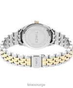 klokker | Timex legacy boyfriend 36 mm armbåndsur i rustfritt stål kvinner B84BR336 to-tone/gull-tone - Image 5