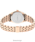 klokker | Timex legacy boyfriend 36 mm armbåndsur i rustfritt stål kvinner B84BR340 rosa-gull-tone/rosa - Image 5