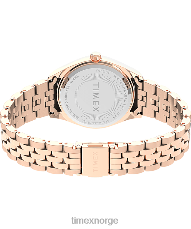 klokker | Timex legacy boyfriend 36 mm armbåndsur i rustfritt stål kvinner B84BR340 rosa-gull-tone/rosa - Image 5