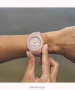 klokker | Timex legacy ocean 37mm resirkulert plastarmbåndsklokke kvinner B84BR366 lyserosa - Image 2