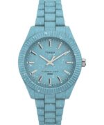 klokker | Timex legacy ocean 37mm resirkulert plastarmbåndsklokke kvinner B84BR381 blå