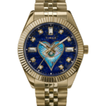 klokker | Timex legacy x jacquie aiche lapis tribe eye 36mm klokke kvinner B84BR321 gull-tone/blå