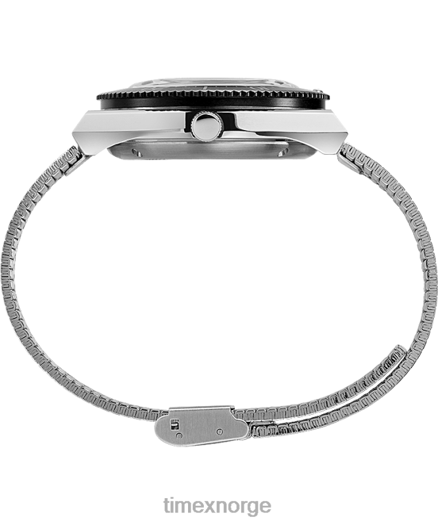 klokker | Timex m79 automatisk 40 mm armbåndsur i rustfritt stål menn B84BR48 rustfritt stål/svart/blått - Image 2