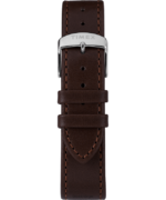 klokker | Timex marlin automatisk 40 mm lærremsklokke med los angeles dodgers menn B84BR291 rustfritt stål/brun/sølv-tone - Image 3