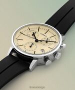 klokker | Timex midtown kronograf 40 mm syntetisk gummiremsklokke menn B84BR84 rustfritt stål/svart/champagne - Image 2