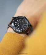 klokker | Timex navi xl 41mm lærremsklokke menn B84BR124 svart brun - Image 2