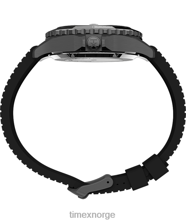 klokker | Timex navi xl automatisk 41mm syntetisk gummiremsklokke menn B84BR43 svart - Image 2