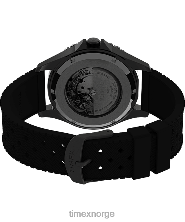 klokker | Timex navi xl automatisk 41mm syntetisk gummiremsklokke menn B84BR43 svart - Image 5