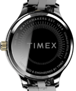 klokker | Timex peyton 36 mm armbåndsur i rustfritt stål kvinner B84BR358 sølv-tone/to-tone - Image 4