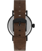 klokker | Timex standard 40 mm lærremsklokke menn B84BR202 svart brun - Image 3