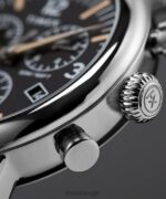 klokker | Timex standard kronograf 41 mm stoffremsklokke menn B84BR196 sølv-tone/svart - Image 2