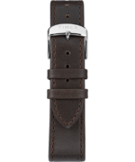 klokker | Timex standard kronograf 41mm lærremsklokke menn B84BR90 sølv-tone/brun/krem - Image 3