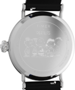 klokker | Timex standard x peanøtter med snoopy graduation 40 mm lærremsklokke menn B84BR208 sølv-tone/svart/blå - Image 4