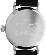 klokker | Timex standard x peanøtter med snoopy gratulerer med dagen 40 mm lærremsklokke menn B84BR204 sølv-tone/sort/hvit - Image 4