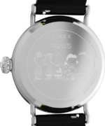 klokker | Timex standard x peanøtter med snoopy st patrick's day 40 mm lærremsklokke menn B84BR176 sølv-tone/svart/gul - Image 4