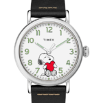 klokker | Timex standard x peanøtter med snoopy valentinsdag menn B84BR232 sølv-tone/sort/hvit
