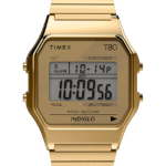 klokker | Timex t80 34mm rustfritt stål ekspansjonsbåndklokke menn B84BR167 gull-tone