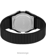 klokker | Timex t80 34mm rustfritt stål ekspansjonsbåndklokke menn B84BR171 svart - Image 4