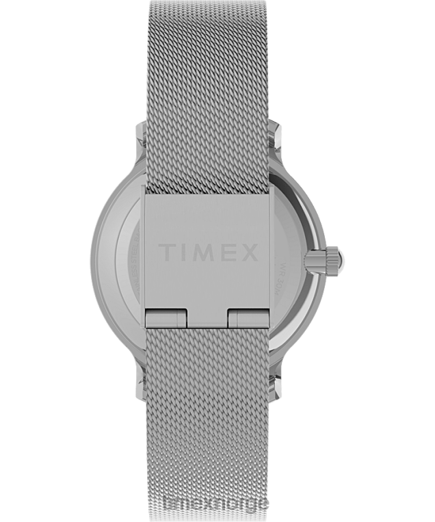 klokker | Timex transcendere himmelsk 31 mm armbåndsur i rustfritt stål kvinner B84BR383 sølv-tone/lilla - Image 3