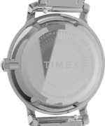 klokker | Timex transcendere himmelsk 31 mm armbåndsur i rustfritt stål kvinner B84BR383 sølv-tone/lilla - Image 4