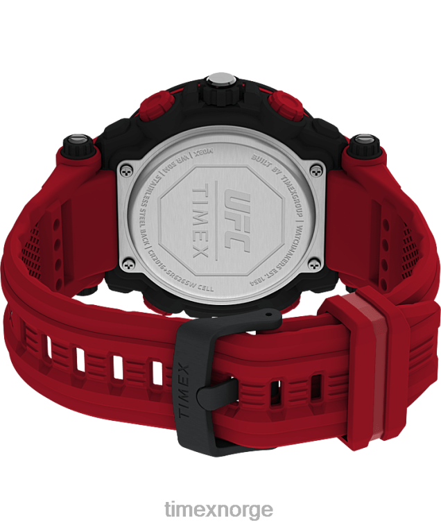 klokker | Timex ufc impact 50 mm resin rem klokke menn B84BR246 svart, rød - Image 5